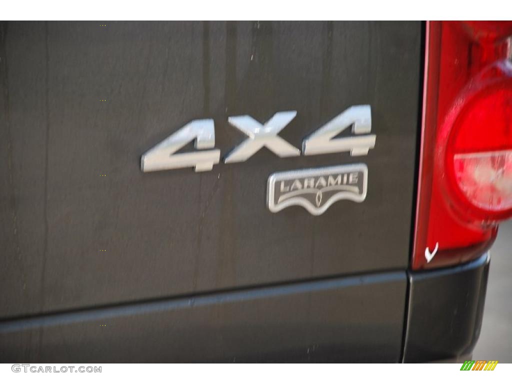 2008 Ram 3500 Laramie Resistol Mega Cab 4x4 Dually - Dark Khaki Metallic / Khaki photo #7