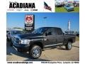 2009 Brilliant Black Crystal Pearl Dodge Ram 2500 Laramie Quad Cab 4x4  photo #1