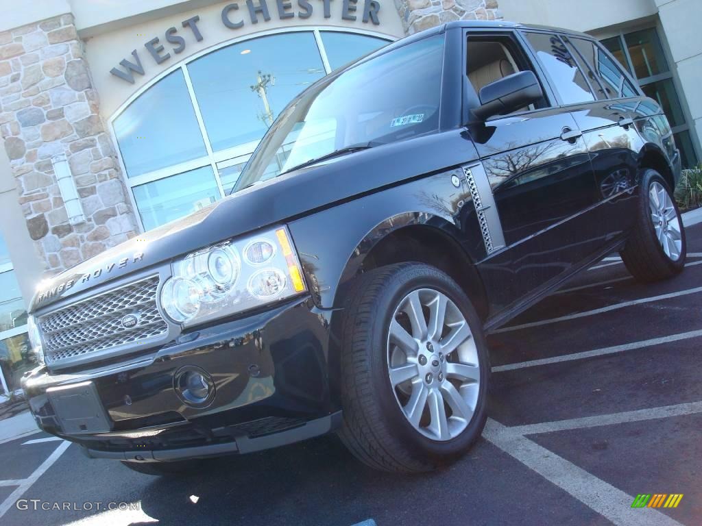 2006 Range Rover Supercharged - Java Black Pearl / Sand/Jet photo #3