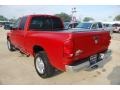 2008 Inferno Red Crystal Pearl Dodge Ram 2500 Big Horn Quad Cab  photo #3