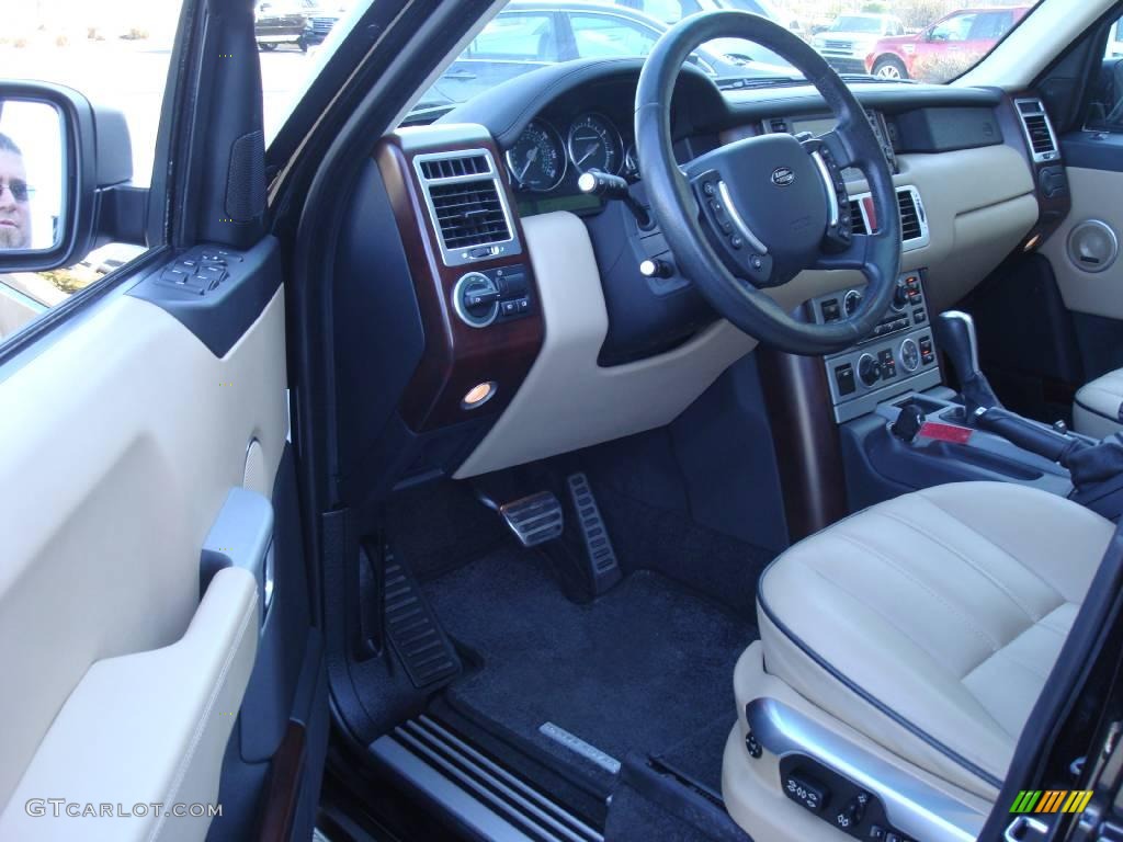 2006 Range Rover Supercharged - Java Black Pearl / Sand/Jet photo #12