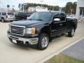 2011 Onyx Black GMC Sierra 1500 SLT Extended Cab 4x4  photo #1