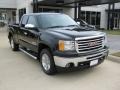 2011 Onyx Black GMC Sierra 1500 SLT Extended Cab 4x4  photo #7