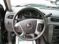 2011 GMC Sierra 1500 Light Titanium/Ebony Interior Steering Wheel Photo