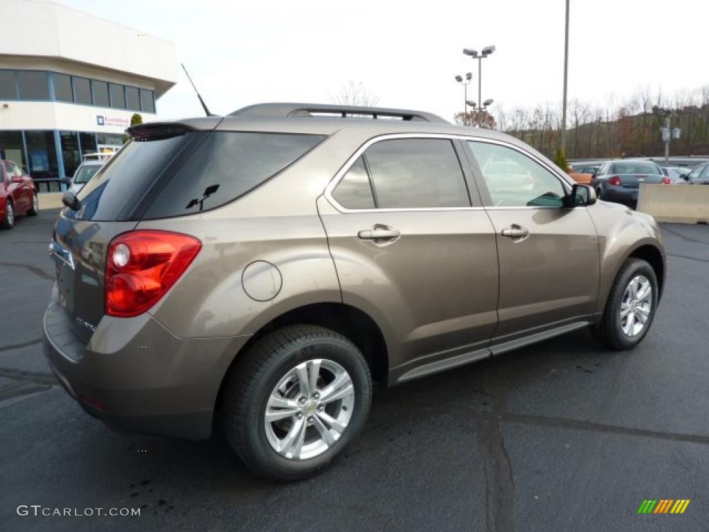 Mocha Steel Metallic 2011 Chevrolet Equinox LT AWD Exterior Photo #39977244