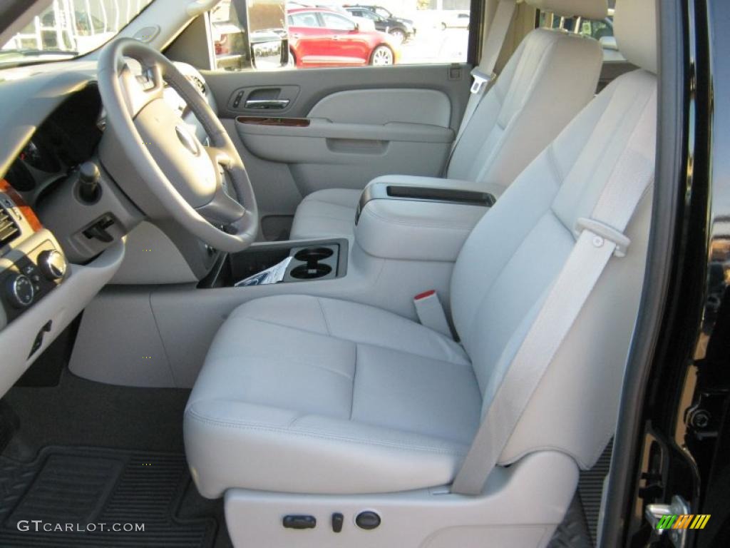 Dark Titanium/Light Titanium Interior 2011 GMC Sierra 2500HD SLT Crew Cab 4x4 Photo #39977760
