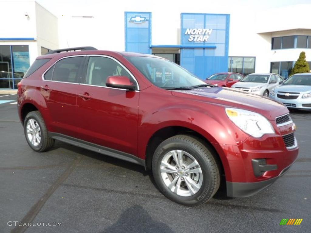 2011 Equinox LT AWD - Cardinal Red Metallic / Jet Black photo #1