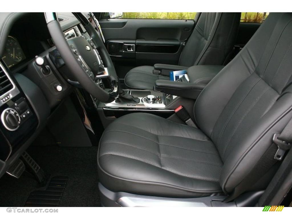 Jet Black/Jet Black Interior 2011 Land Rover Range Rover Supercharged Photo #39978662