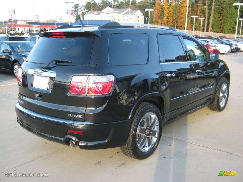 2011 Acadia Denali - Carbon Black Metallic / Ebony photo #5