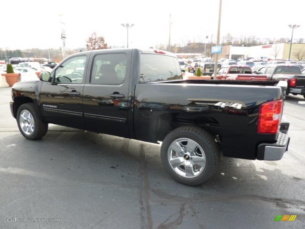 2011 Silverado 1500 LT Crew Cab 4x4 - Black / Ebony photo #5