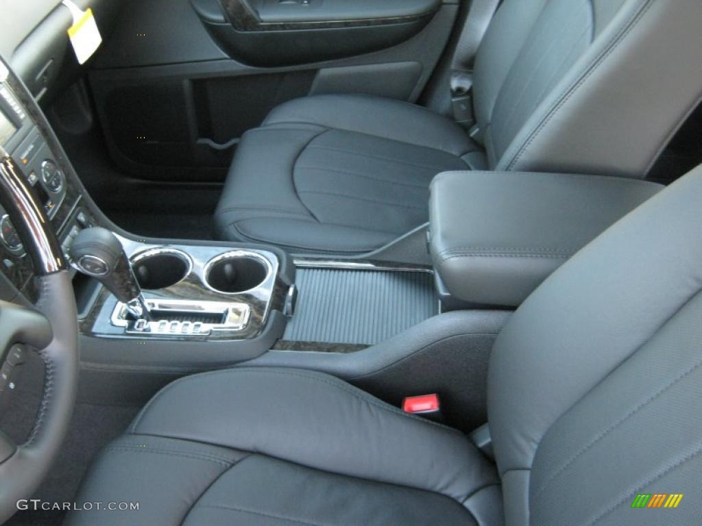 Ebony Interior 2011 GMC Acadia Denali Photo #39979036