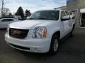 2010 Summit White GMC Yukon XL SLT 4x4  photo #3