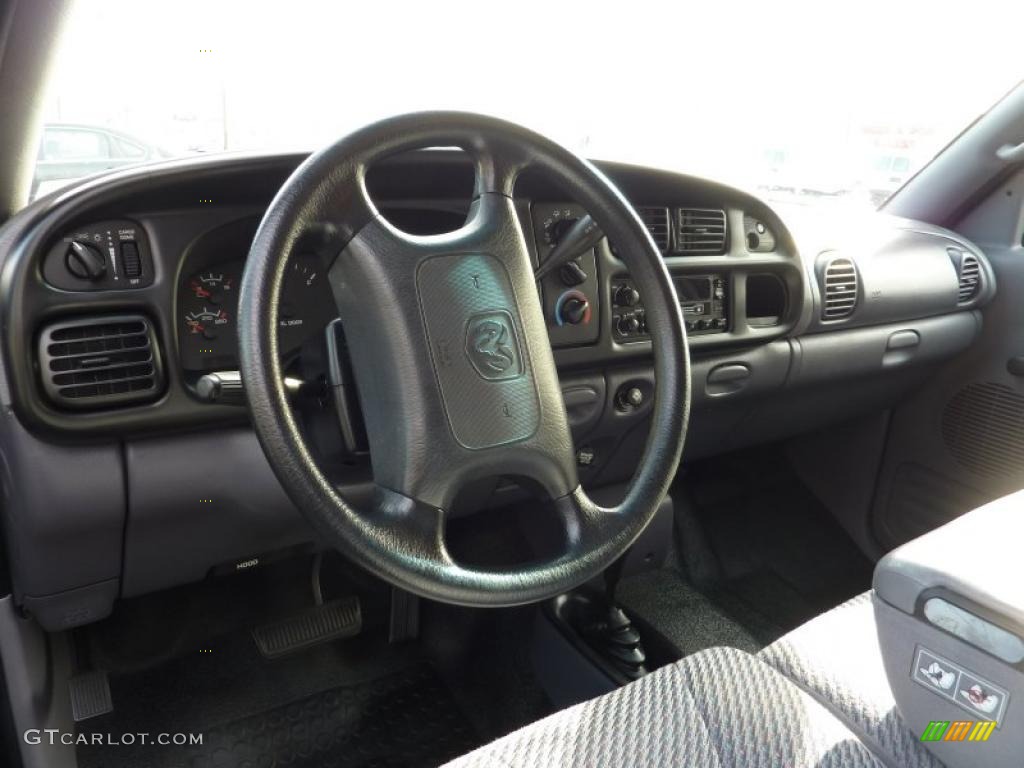 Mist Gray Interior 1999 Dodge Ram 1500 SLT Extended Cab 4x4 Photo #39980016