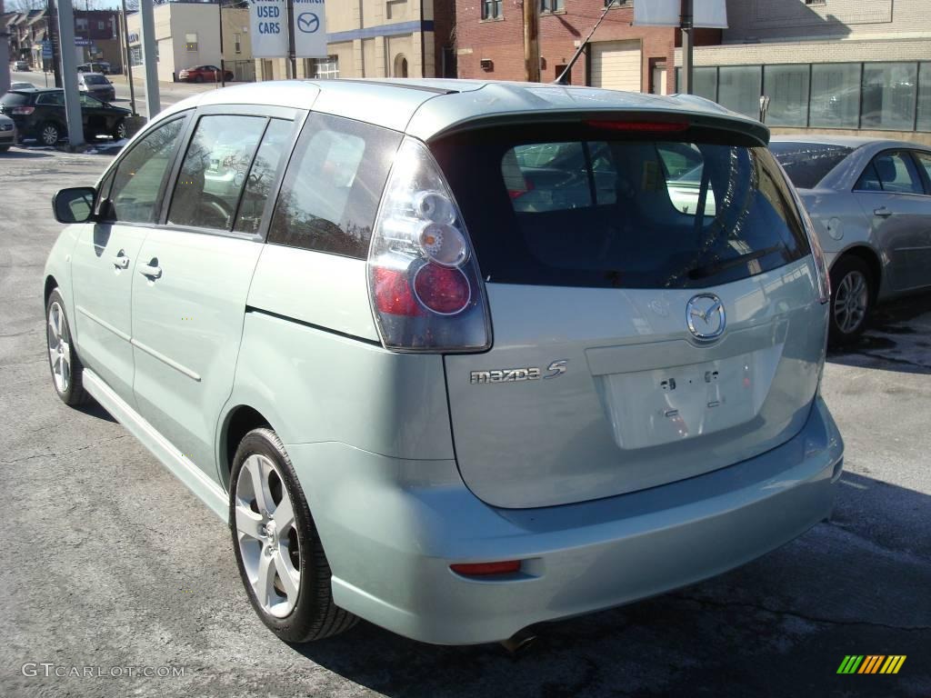 2006 MAZDA5 Sport - Stellar Silver Mica / Black photo #3