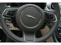 Ivory/Oyster 2011 Jaguar XJ XJL Steering Wheel