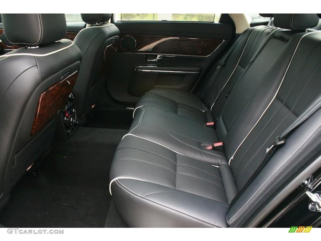 Jet Black/Ivory Interior 2011 Jaguar XJ XJL Photo #39981392