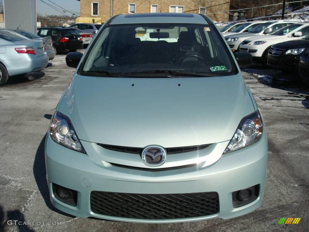 2006 MAZDA5 Sport - Stellar Silver Mica / Black photo #8
