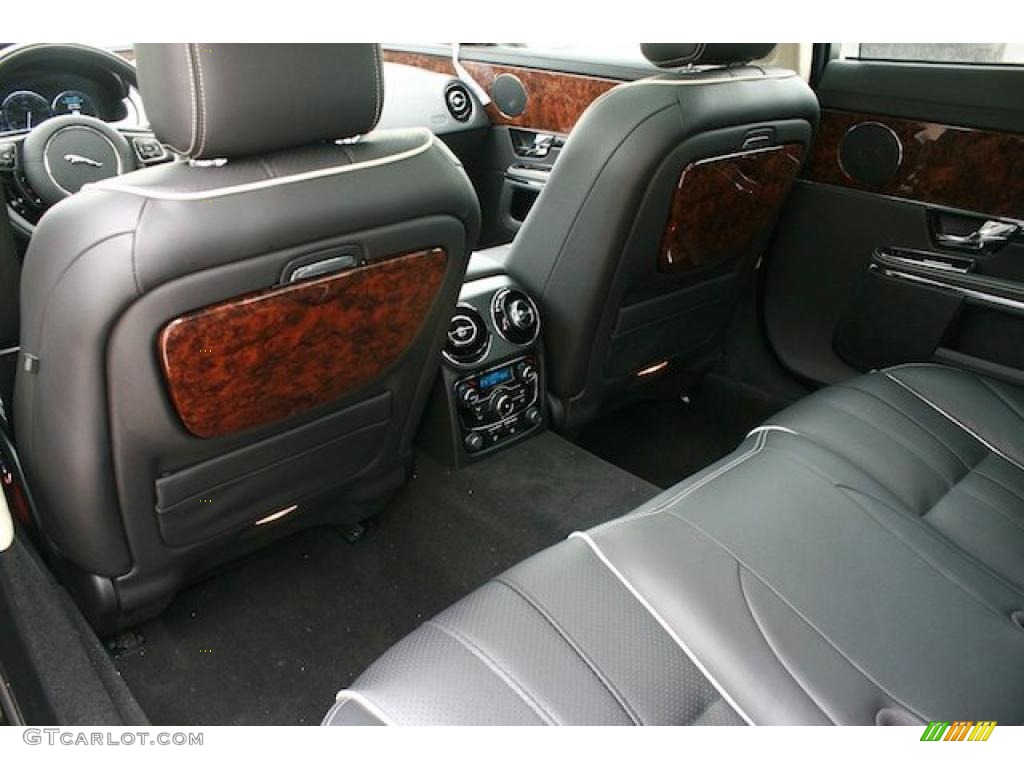 Jet Black/Ivory Interior 2011 Jaguar XJ XJL Photo #39981528