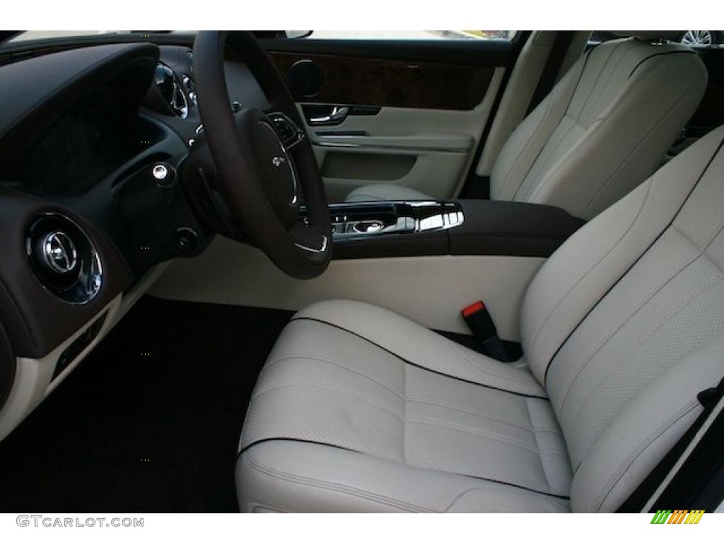 Ivory/Truffle Interior 2011 Jaguar XJ XJL Photo #39981688