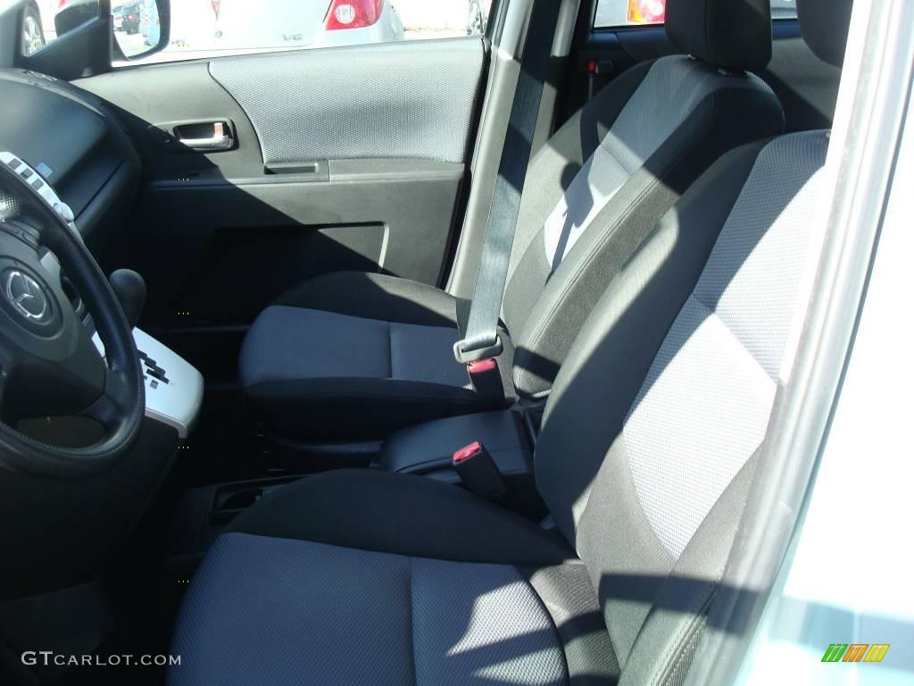2006 MAZDA5 Sport - Stellar Silver Mica / Black photo #10