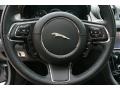 Jet Black/Ivory 2011 Jaguar XJ XJL Steering Wheel