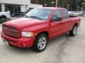 2003 Flame Red Dodge Ram 1500 Laramie Quad Cab  photo #1