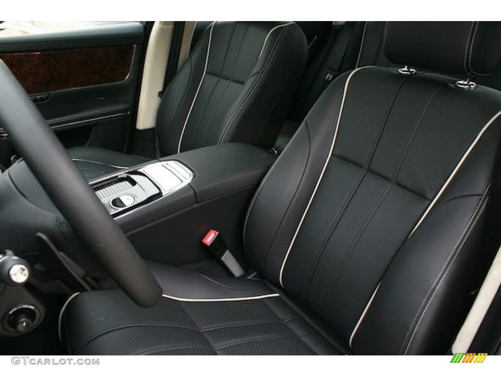 Jet Black/Ivory Interior 2011 Jaguar XJ XJ Photo #39982464