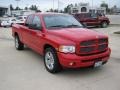 2003 Flame Red Dodge Ram 1500 Laramie Quad Cab  photo #7