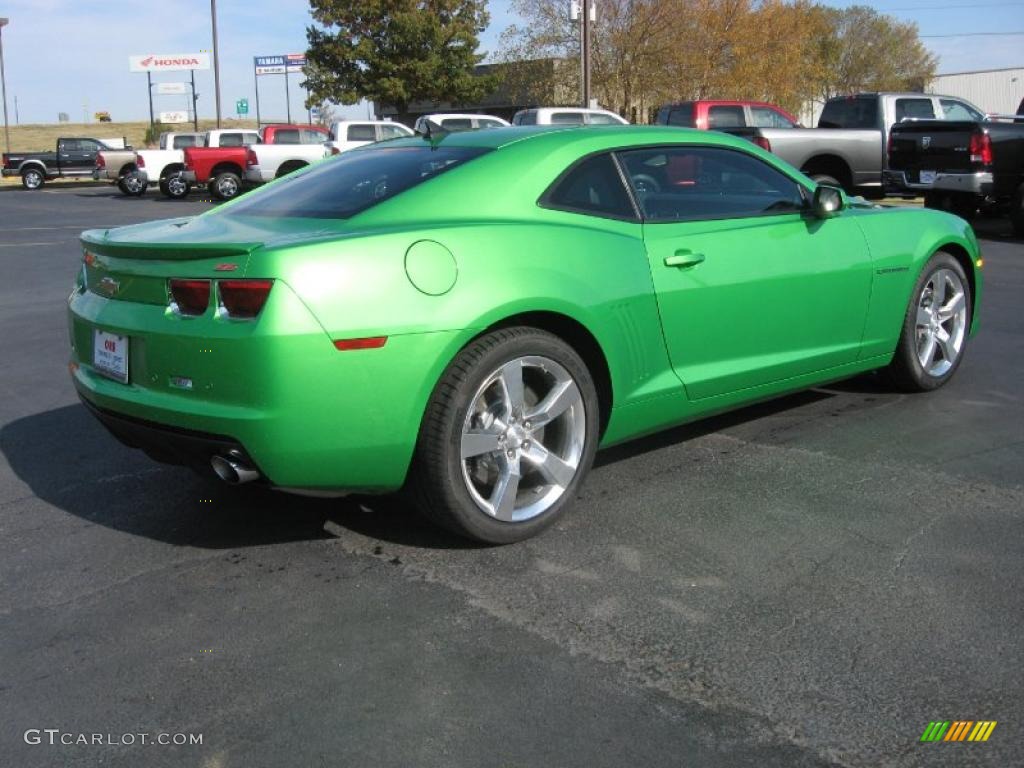 Synergy Green Metallic 2011 Chevrolet Camaro SS/RS Coupe Exterior Photo #39982872