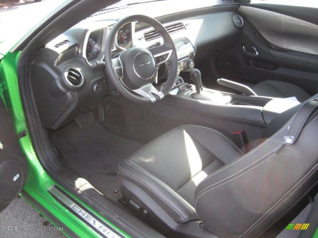 Black Interior 2011 Chevrolet Camaro SS/RS Coupe Photo #39982924