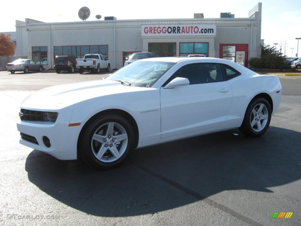 2011 Camaro LT Coupe - Summit White / Black photo #1