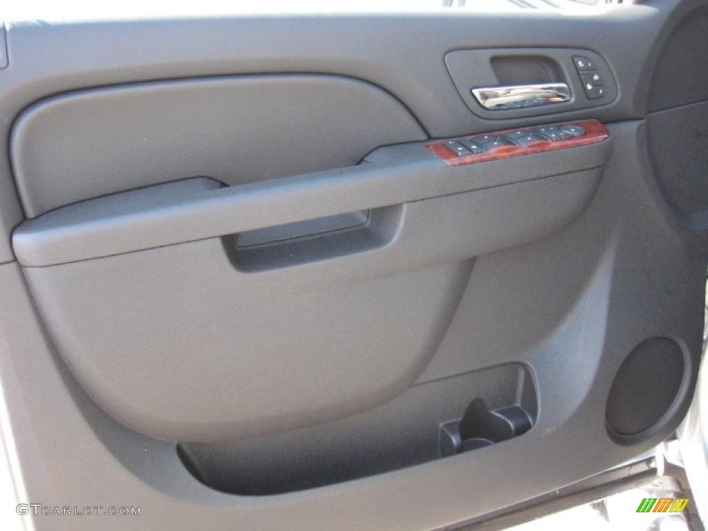 2011 Chevrolet Silverado 2500HD LTZ Crew Cab 4x4 Ebony Door Panel Photo #39983748
