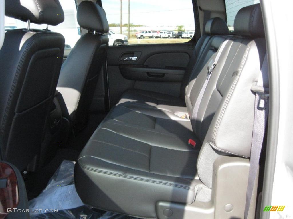 Ebony Interior 2011 Chevrolet Silverado 2500HD LTZ Crew Cab 4x4 Photo #39983764