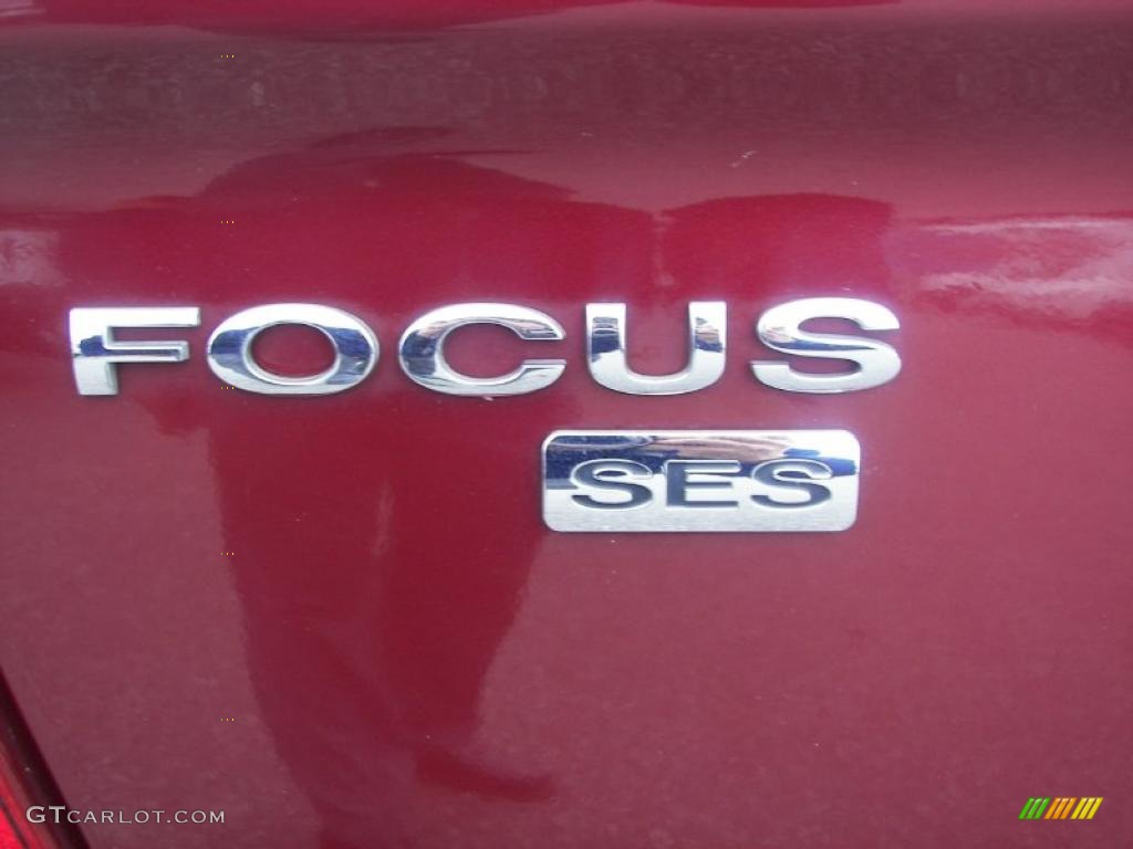 2006 Focus ZX4 SES Sedan - Dark Toreador Red Metallic / Dark Pebble/Light Pebble photo #13