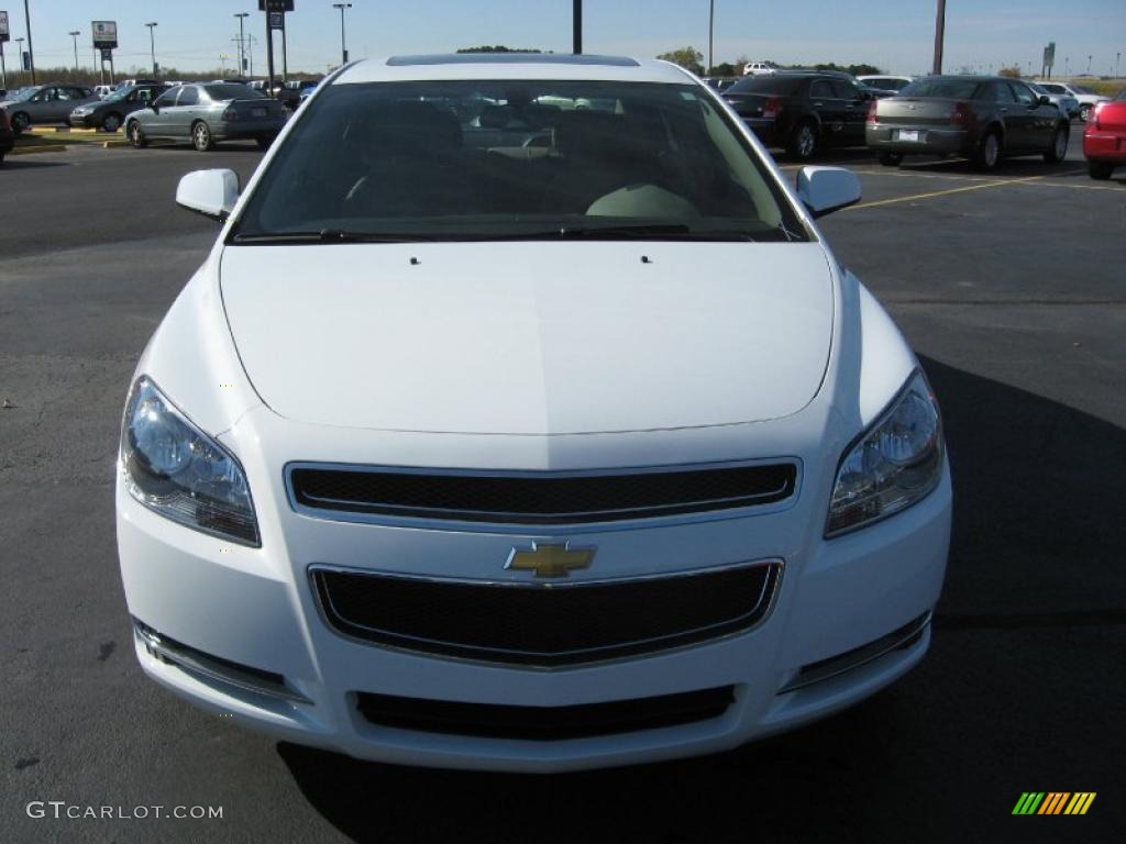2011 Malibu LT - Summit White / Cocoa/Cashmere photo #2