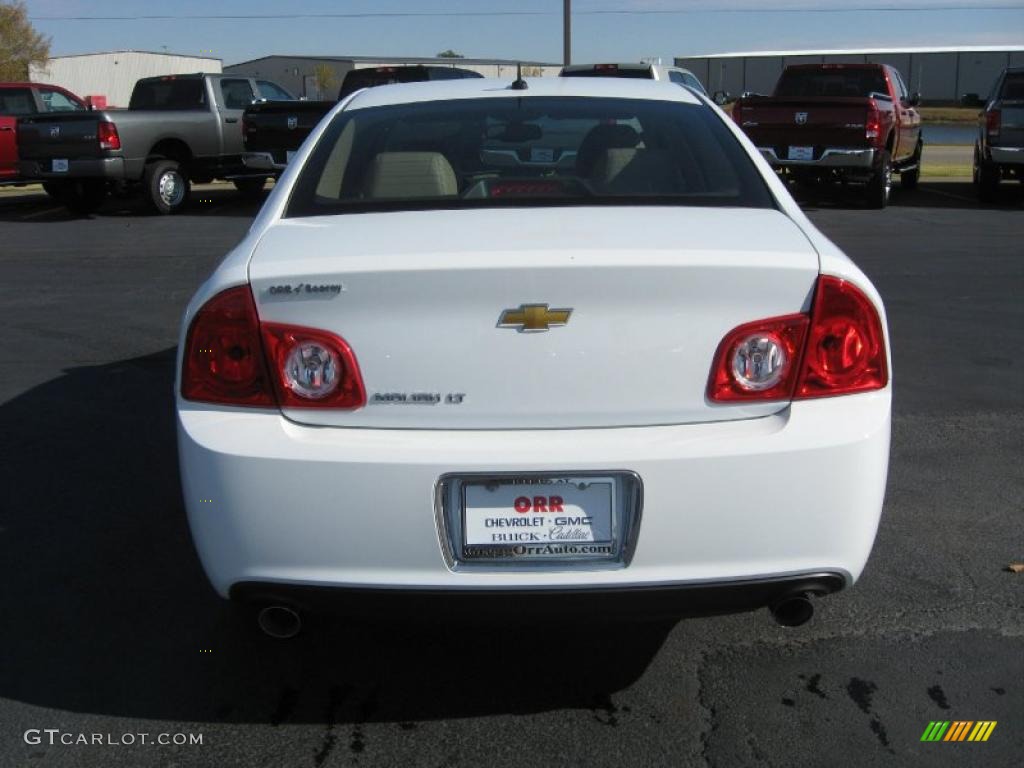2011 Malibu LT - Summit White / Cocoa/Cashmere photo #5