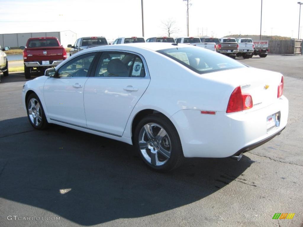 2011 Malibu LT - Summit White / Cocoa/Cashmere photo #6