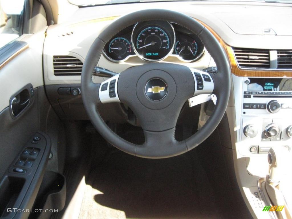 2011 Malibu LT - Summit White / Cocoa/Cashmere photo #7