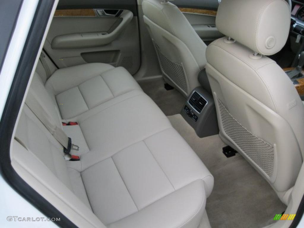 Cardamom Beige Interior 2010 Audi A6 3.0 TFSI quattro Sedan Photo #39984684