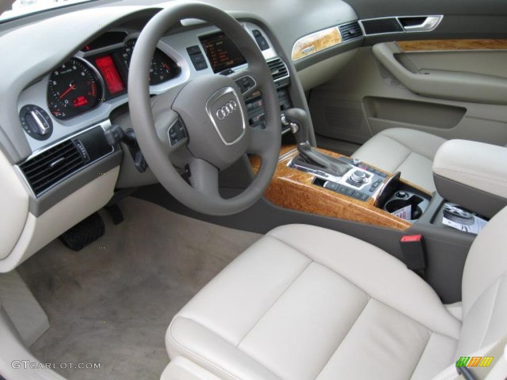 Cardamom Beige Interior 2010 Audi A6 3 0 Tfsi Quattro Sedan