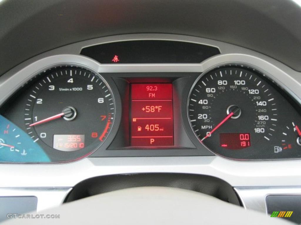 2010 Audi A6 3.0 TFSI quattro Sedan Gauges Photo #39984744