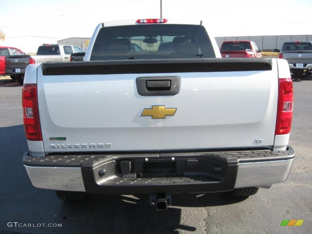 2011 Silverado 1500 LT Extended Cab 4x4 - Sheer Silver Metallic / Light Titanium/Ebony photo #5