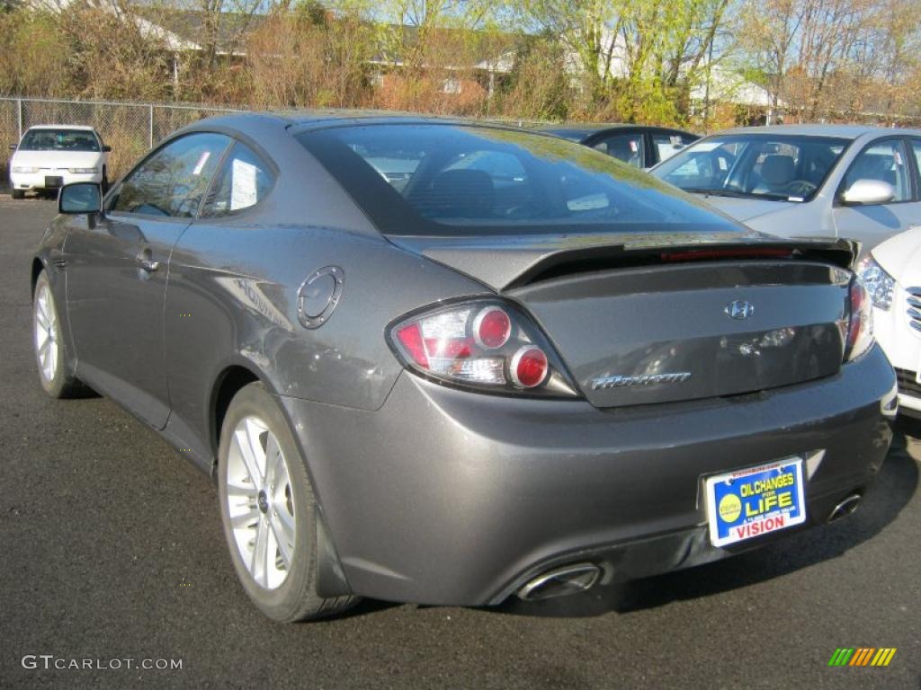 2007 Tiburon GS - Carbon Gray / Black photo #14