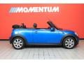 2010 Laser Blue Metallic Mini Cooper S Convertible  photo #2