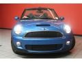 2010 Laser Blue Metallic Mini Cooper S Convertible  photo #13