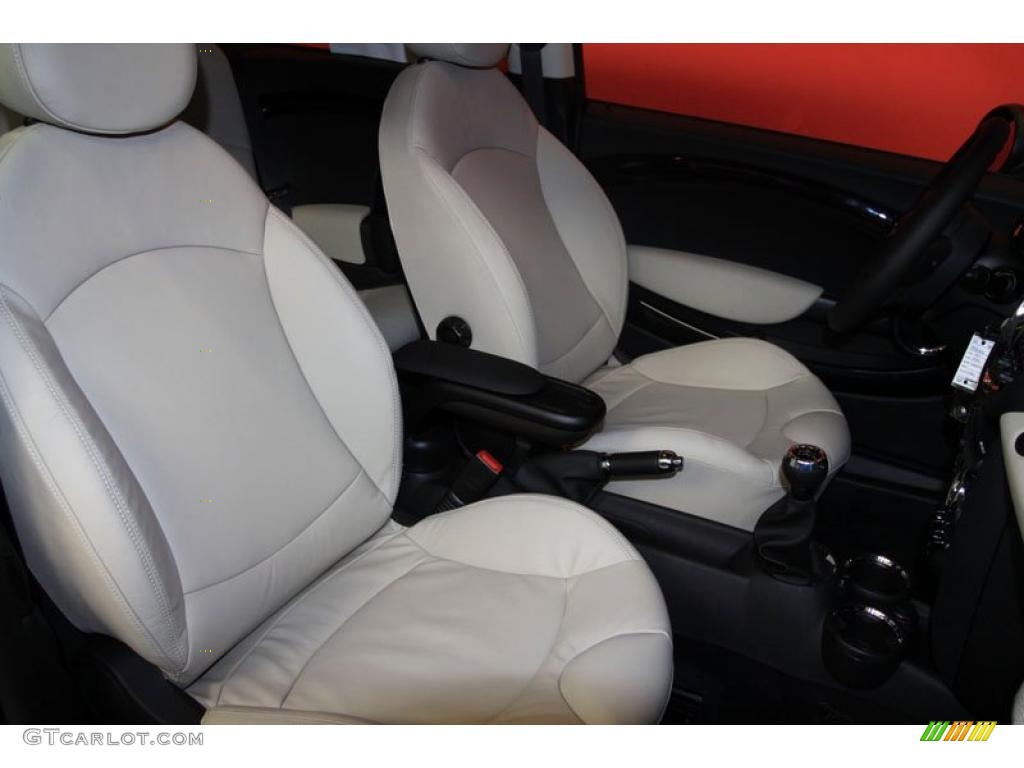 Gravity Polar Beige Leather Interior 2011 Mini Cooper Clubman Photo #39989288