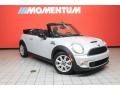 2011 White Silver Metallic Mini Cooper S Convertible  photo #1