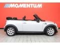 2011 White Silver Metallic Mini Cooper S Convertible  photo #2