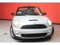 2011 White Silver Metallic Mini Cooper S Convertible  photo #12