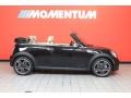 2011 Midnight Black Metallic Mini Cooper S Convertible  photo #2